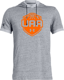 Under Armour Stadium Short Sleeve Hoodie - Girls UAA Session I 2026 (Deep Burnt Orange)