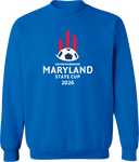 Crew Sweatshirt - USYS Maryland State Cup (w1/4) 2026 (White Text)