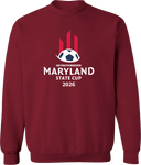 Crew Sweatshirt - USYS Maryland State Cup (w1/4) 2026 (White Text)