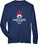 Performance Long Sleeves - USYS Maryland State Cup (w1/4) 2026 (White Text)