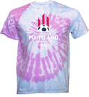 Tie-Dye Short Sleeves - USYS Maryland State Cup (w1/4) 2026 (White Text)