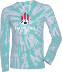 Tie-Dye Long Sleeves - USYS Maryland State Cup (w1/4) 2026 (White Text)