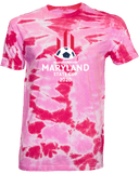 Tie-Dye Short Sleeves - USYS Maryland State Cup (w1/4) 2026 (White Text)