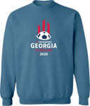 Crew Sweatshirt - USYS GA State Cup Finals (w3/3) 2026 (White & Red)