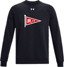Under Armour Rival Fleece Crew - Junior Tour - White Flag