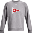 Under Armour Rival Fleece Crew - Junior Tour - White Flag