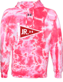 Under Armour Rival Fleece Hoodie Tie-Dye - Junior Tour - White Flag