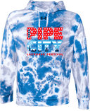 Under Armour Rival Fleece Hoodie Tie-Dye - Pipe City Lacrosse Festival 2026 (Stars and Stripes)