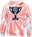 Tie-Dye Hoodies - East Coast Cup 2026 (Full Cup Logo)