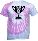 Tie-Dye Short Sleeves - East Coast Cup 2026 (Full Cup Logo)