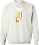 Crew Sweatshirt - Power 24 Session I 2026 (Stacked Geometric "24" Wordmark)