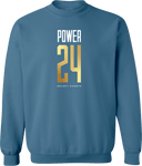 Crew Sweatshirt - Power 24 Session I 2026 (Stacked Geometric "24" Wordmark)