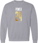 Crew Sweatshirt - Power 24 Session I 2026 (Stacked Geometric "24" Wordmark)