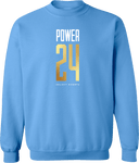 Crew Sweatshirt - Power 24 Session I 2026 (Stacked Geometric "24" Wordmark)