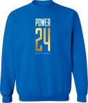 Crew Sweatshirt - Power 24 Session I 2026 (Stacked Geometric "24" Wordmark)