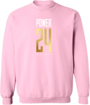 Crew Sweatshirt - Power 24 Session I 2026 (Stacked Geometric "24" Wordmark)
