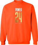 Crew Sweatshirt - Power 24 Session I 2026 (Stacked Geometric "24" Wordmark)