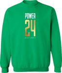 Crew Sweatshirt - Power 24 Session I 2026 (Stacked Geometric "24" Wordmark)
