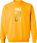 Crew Sweatshirt - Power 24 Session I 2026 (Stacked Geometric "24" Wordmark)
