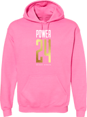 Hoodies - Power 24 Session I 2026 (Stacked Geometric "24" Wordmark)