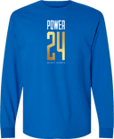 Long Sleeves - Power 24 Session I 2026 (Stacked Geometric "24" Wordmark)