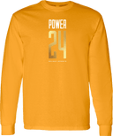 Long Sleeves - Power 24 Session I 2026 (Stacked Geometric "24" Wordmark)