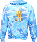 Tie-Dye Hoodies - Power 24 Session I 2026 (Stacked Geometric "24" Wordmark)
