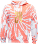Tie-Dye Hoodies - Power 24 Session I 2026 (Stacked Geometric "24" Wordmark)