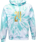 Tie-Dye Hoodies - Power 24 Session I 2026 (Stacked Geometric "24" Wordmark)