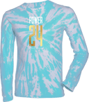 Tie-Dye Long Sleeves - Power 24 Session I 2026 (Stacked Geometric "24" Wordmark)