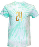 Tie-Dye Short Sleeves - Power 24 Session I 2026 (Stacked Geometric "24" Wordmark)