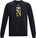 Under Armour Rival Fleece Crew - Power 24 Session I 2026 (Stacked Geometric "24" Wordmark)