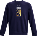 Under Armour Rival Fleece Crew - Power 24 Session I 2026 (Stacked Geometric "24" Wordmark)