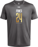 Under Armour Tech Team Short Sleeve - Power 24 Session I 2026 (Stacked Geometric "24" Wordmark)