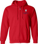 Full Zip Hoodies - USYS MD President's Cup (w4/6) 2026 (Navy & Red)