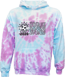 Tie-Dye Hoodies - Middle School Socceramma 2026 (Black)