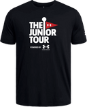 Under Armour Athletics Short Sleeve - Junior Tour - Wordmark White