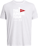 Under Armour Athletics Short Sleeve - Junior Tour - Wordmark White