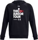 Under Armour Rival Fleece Hoodie - Junior Tour - Wordmark White