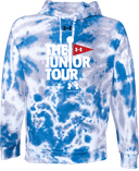 Under Armour Rival Fleece Hoodie Tie-Dye - Junior Tour - Wordmark White