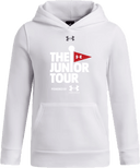 Under Armour Team Icon Fleece Hoodie - Junior Tour - Wordmark White