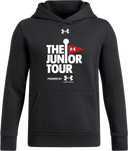 Under Armour Team Icon Fleece Hoodie - Junior Tour - Wordmark White