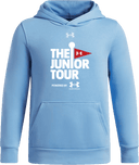 Under Armour Team Icon Fleece Hoodie - Junior Tour - Wordmark White