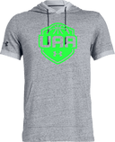Under Armour Stadium Short Sleeve Hoodie - Boys UAA Session I 2026 (Hunter Green)