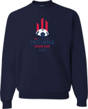 Crew Sweatshirt - USYS IN State Cup (w1/2) 2026 (Red & Navy)