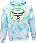 Tie-Dye Hoodies - Challenger Invitational (w2/2 boys) 2026 (Green Shield)