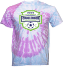 Tie-Dye Short Sleeves - Challenger Invitational (w2/2 boys) 2026 (Green Shield)