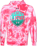 Under Armour Rival Fleece Hoodie Tie-Dye - Girls UAA Session I 2026 (Deep Teal)