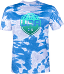 Under Armour Athletics Short Sleeve Tie-Dye - Girls UAA Session I 2026 (Deep Teal)