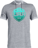 Under Armour Stadium Short Sleeve Hoodie - Girls UAA Session I 2026 (Deep Teal)
